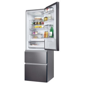 Haier HTW5618EWMP 357L Series 5 60cm 3D No Frost Fridge Freezer