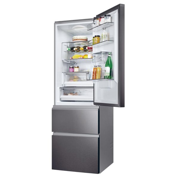 Haier HTW5618EWMP 357L Series 5 60cm 3D No Frost Fridge Freezer